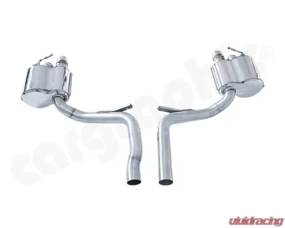 Cargraphic Silencer Set with Flaps Sound|Super Sound Porsche 970 Panamera 3.6L V6 10-17 - CARP70V6ETS