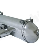 Cargraphic Silencer Tuv Sound Version with 2x89mm Round|Slash Tailpipes Porsche Boxster 00-04                                     - CARP86SET35 - Image 5