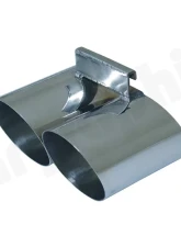 Cargraphic Silencer Tuv Sound Version with 2x89mm Round|Slash Tailpipes Porsche Boxster 00-04                                     - CARP86SET35 - Image 3