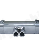 Cargraphic Silencer Tuv Sound Version with 2x89mm Octagon Perforated Tailpipe Porsche Boxster 00-04                                     - CARP86SETOCT - Image 2