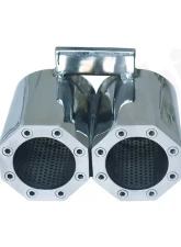Cargraphic Silencer Tuv Sound Version with 2x89mm Octagon Perforated Tailpipe Porsche Boxster 00-04                                     - CARP86SETOCT - Image 4