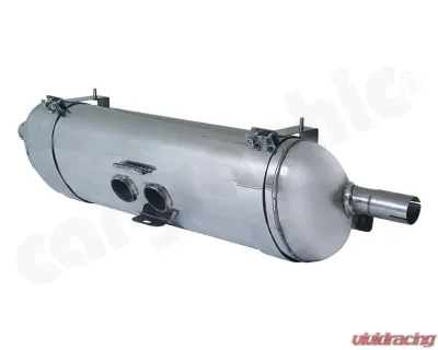 Cargraphic Silencer Tuv Sound Version with 2x89mm Octagon Perforated Tailpipe Porsche Boxster 00-04 - CARP86SETOCT