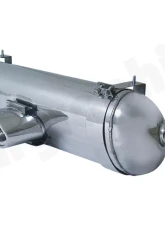 Cargraphic Silencer Super Sound Version with with 1x150x95mm Oval Porsche Boxster 00-04                                     - CARP86SETSO - Image 5