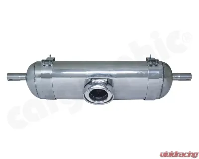 Cargraphic Silencer Super Sound Version with with 1x150x95mm Oval Porsche Boxster 00-04 - CARP86SETSO