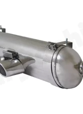 Cargraphic Silencer Super Sound Version with 2x89mm Tailpipes Porsche Boxster 00-04                                     - CARP86SETSR35 - Image 5