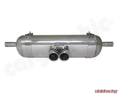 Cargraphic Silencer Super Sound Version with 2x89mm Tailpipes Porsche Boxster 00-04 - CARP86SETSR35
