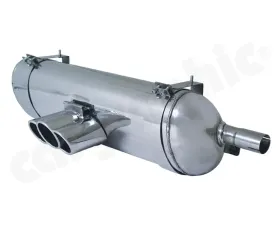 Cargraphic Silencer Super Sound Version with with 1xtripipe Tailpipes Porsche Boxster 00-04