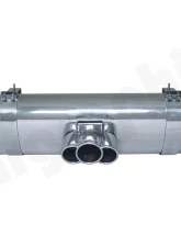 Cargraphic Silencer Super Sound Version with with 1xtripipe Tailpipes Porsche Boxster 00-04                                     - CARP86SETSTRIR - Image 2
