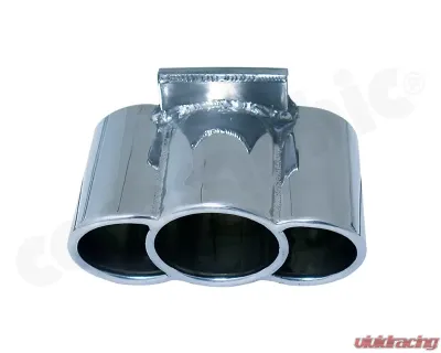 Cargraphic Silencer Super Sound Version with with 1xtripipe Tailpipes Porsche Boxster 00-04 - CARP86SETSTRIR