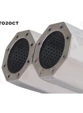 Cargraphic Silencer Set Super Sound Octagon-Look And Perforated Insert Porsche Boxster 05-12                                     - CARP87ETO2OCT - Image 4