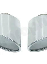 Cargraphic Tailpipe Set Polished 85x117mm Following Valance Porsche 993 S|4S 96-98                                     - CARP93SEROS - Image 2