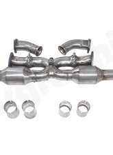 Cargraphic Catalytic Converter X-Pipe with Bischoff Flange Connection Porsche 993 93-98                                     - CARP93NGTKATXB - Image 4