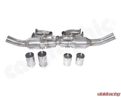 Cargraphic Catalytic Converter X-Pipe with Bischoff Flange Connection Porsche 993 93-98 - CARP93NGTKATXB