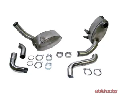 Cargraphic Motorsport Exhaust System High Flow Silencer Porsche 996 GT3 02-05 - CARP96CUPETGT3