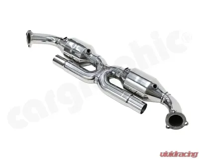 Cargraphic Catalytic Converter X-Pipe Porsche 996 C2|C4 98-05 - CARP96GT3KATX