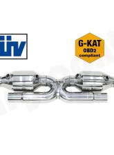 Cargraphic Catalytic Converter X-Pipe OBD2 Compliant Porsche 996 C2|C4 98-05                                     - CARP96GT3KATXOBD2 - Image 4