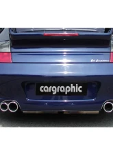 Cargraphic Tailpipe Set Double End Polished 2x89mm Inner Pipe Rolled In Porsche 996 C2|C4 98-05                                     - CARP96TEROE - Image 3