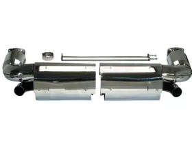 Cargraphic Exhaust System Sound Version with 200 Cell Cats Porsche 996 TT/GT2 01-05