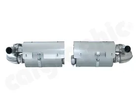 Cargraphic Turbo Back Exhaust System Super Sound Porsche 996 C2/C4 98-05