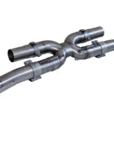 Cargraphic Center Silencer Replacement X-Pipe w/ Collision Porsche 997.2 Carrera 09-11                                     - CARP97DFISILX - Image 2