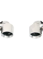Cargraphic 89mm Polished Modena Style Exhaust Tips Porsche 997.2 Turbo 3.8L 10-12                                     - CARP97ERM - Image 2