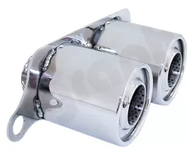 Cargraphic Stainless Steel Exhaust Tips Special Quiet Version Porsche 991 GT3 14-16