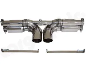 Cargraphic Lightweight Rear Silencer Replacement Silenced Porsche 991 GT3 14-16