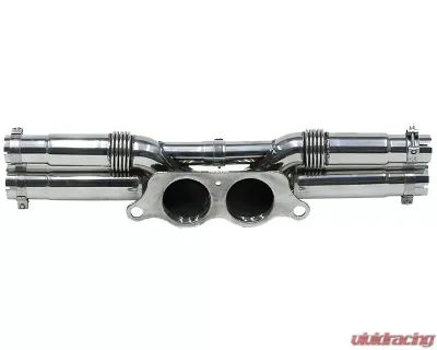Cargraphic Lightweight Rear Silencer Replacement Non-Silenced Porsche 991 GT3 14-16 - CARP97GT3ETSER