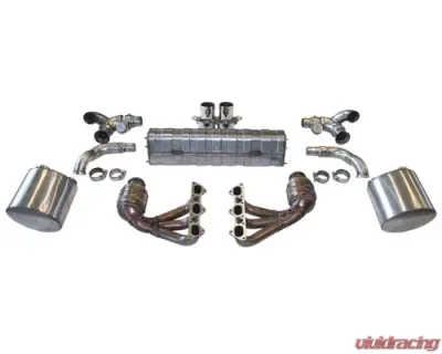 Cargraphic Exhaust Kit 1 Weight Reducing Version Porsche 997 GT3 07-09 - CARP97GT3KIT1