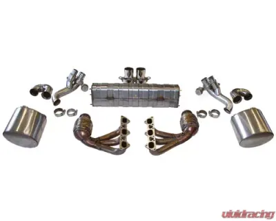 Cargraphic Exhaust Kit 2 Quieter Motorsport Version Porsche 997 GT3 07-09 - CARP97GT3KIT2