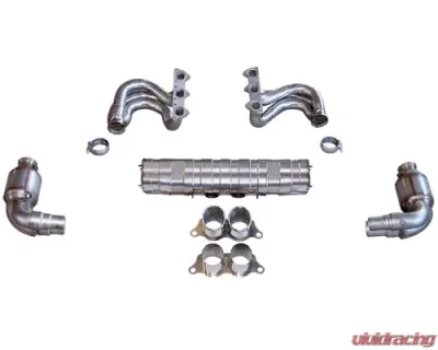 Cargraphic Exhaust Kit 5 Performance Version w/o Flaps Porsche 997.2 GT3 10-11 - CARP97GT3KIT538