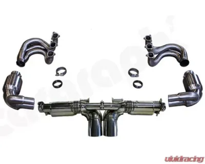 Cargraphic Exhaust Kit 5 Performance Lightweight Version w/o Flaps Porsche 997 GT3 07-09 - CARP97GT3KIT5LW