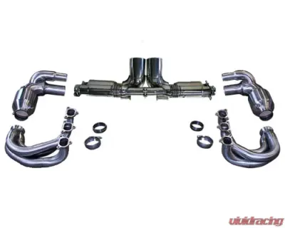 Cargraphic Exhaust Kit 5 Performance Lightweight Version w/o Flaps Porsche 997 GT3 07-09 - CARP97GT3KIT5LW