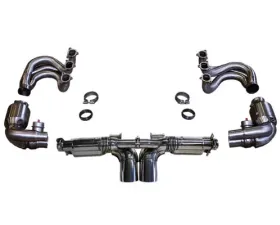 Cargraphic Exhaust Kit 6 Performance Lightweight Version w/ Flaps Porsche 997.2 GT3 10-11