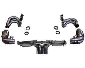 Cargraphic Exhaust Kit 6 Performance Lightweight Version w/ Flaps Porsche 997 GT3 07-09