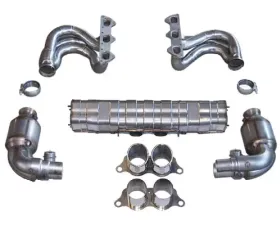 Cargraphic Exhaust Kit 6 Performance Version w/ Flaps Porsche 997 GT3 07-09