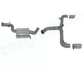 Cargraphic Catback Super Sound Exhaust System Volkswagen Golf Mk6 GTI 10-13