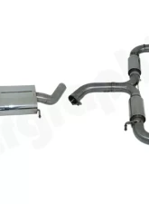 Cargraphic Catback Exhaust System Volkswagen Scirocco R 2.0 TSI 09-13                                     - CARVWSC13RCB3 - Image 3
