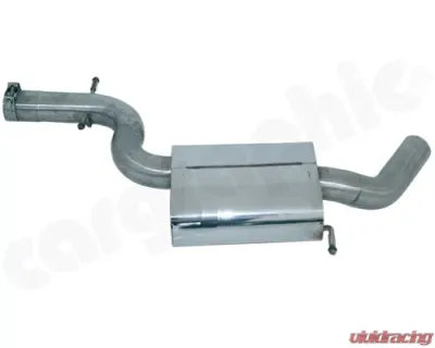 Cargraphic Catback Exhaust System Volkswagen Scirocco R 2.0 TSI 09-13 - CARVWSC13RCB3