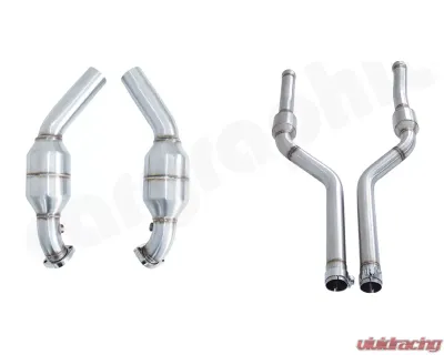Cargraphic Catalytic Converter Set Obd2 Compliant Mercedes-Benz C-Class 08-17 - CARW204C63KATOBD2