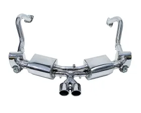 Cargraphic Sport Rear Silencer Set Porsche 981 Boxster 13-14