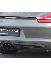 Cargraphic Tailpipe Double End Black 2x89mm with Perforated Insert Porsche Boxster 97-16                                     - PERP87ER35RXENA - Image 3