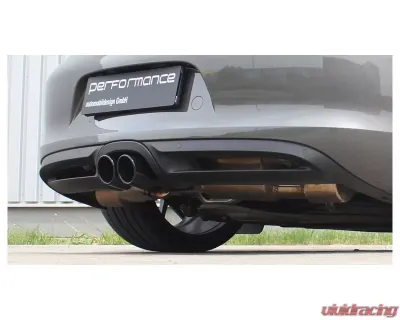 Cargraphic Tailpipe Double End Black 2x89mm with Perforated Insert Porsche Boxster 97-16 - PERP87ER35RXENA