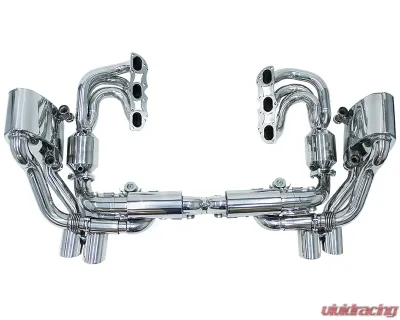 Cargraphic Sport Exhaust System Race Sound Version Porsche 991 Carrera - PERP91KITXPIPE