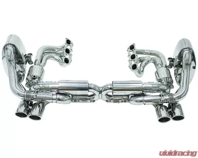Cargraphic Sport Exhaust System Race Sound Version Porsche 991 Carrera - PERP91KITXPIPE