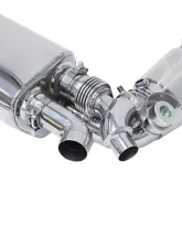 Cargraphic Turbo Back Exhaust System TUV Version Race Sound with Flaps Porsche 991 Turbo | S                                     - PERP91TETRFLAP - Image 4