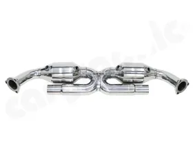 Cargraphic Sport X Pipe OBD2 compliant with 200 Cell Catalytic Converters Porsche 996 Carrera 3.6L 98-05
