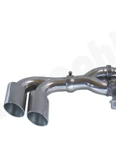 Cargraphic Tailpipe Set with Flaps Ferrari 430 04-09                                     - CARFE430ER - Image 2