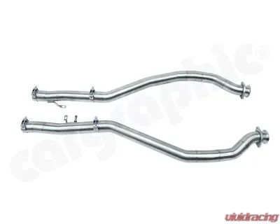 Cargraphic Presilencer Replacement Pipe Ferrari 599 06-12 - CARFE599PIPE