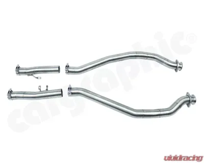 Cargraphic Presilencer Replacement Pipe Ferrari 599 06-12 - CARFE599PIPE